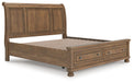 Feddinger Panel Storage Bed - Furniture 4 Less (Jacksonville, NC)