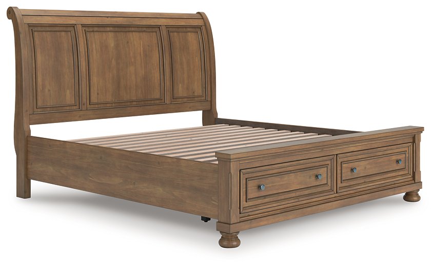 Feddinger Panel Storage Bed - Furniture 4 Less (Jacksonville, NC)