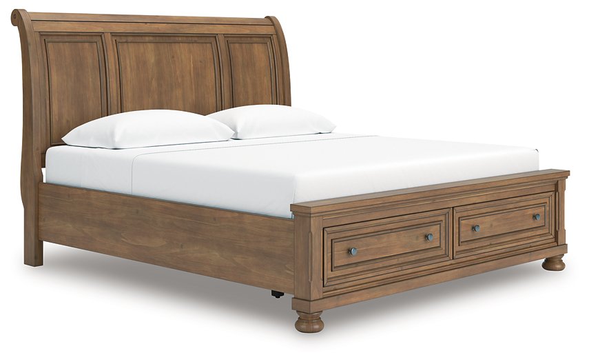 Feddinger Panel Storage Bed - Furniture 4 Less (Jacksonville, NC)