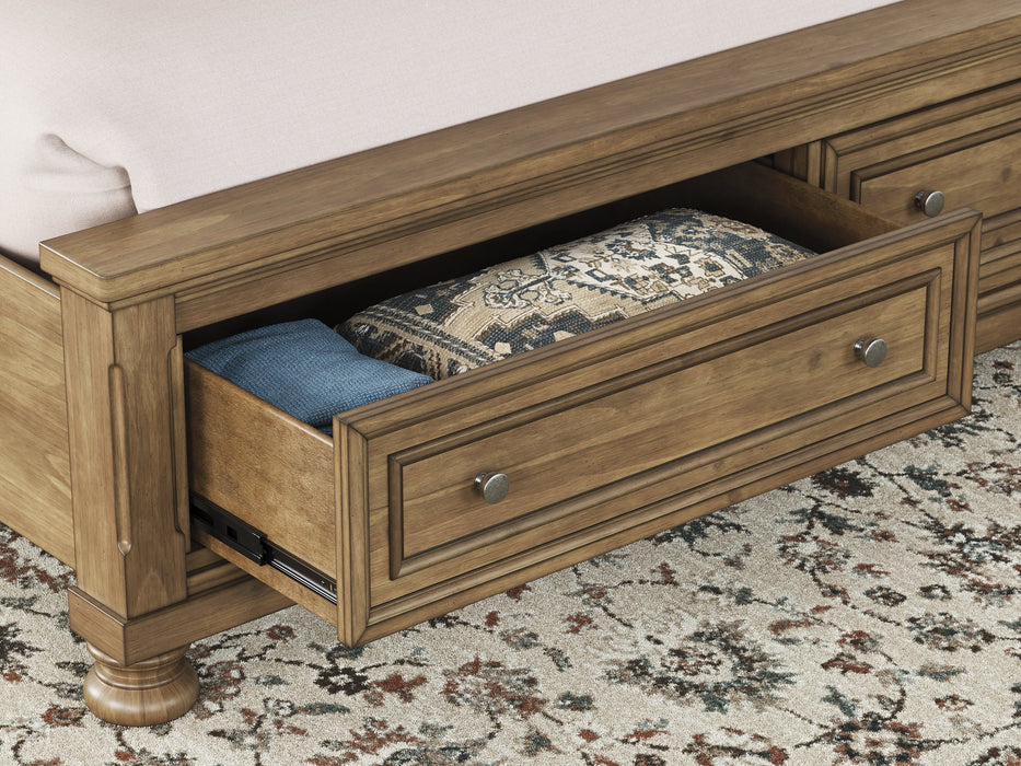 Feddinger Panel Storage Bed - Furniture 4 Less (Jacksonville, NC)