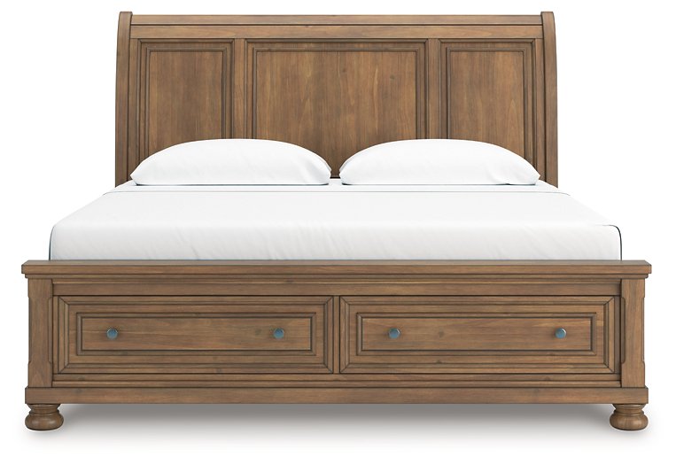 Feddinger Panel Storage Bed - Furniture 4 Less (Jacksonville, NC)