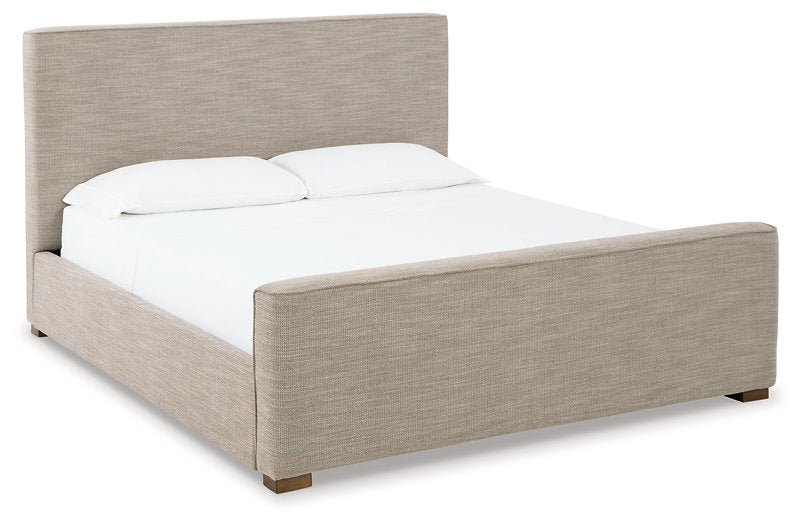 Dakmore Upholstered Bed - Furniture 4 Less (Jacksonville, NC)