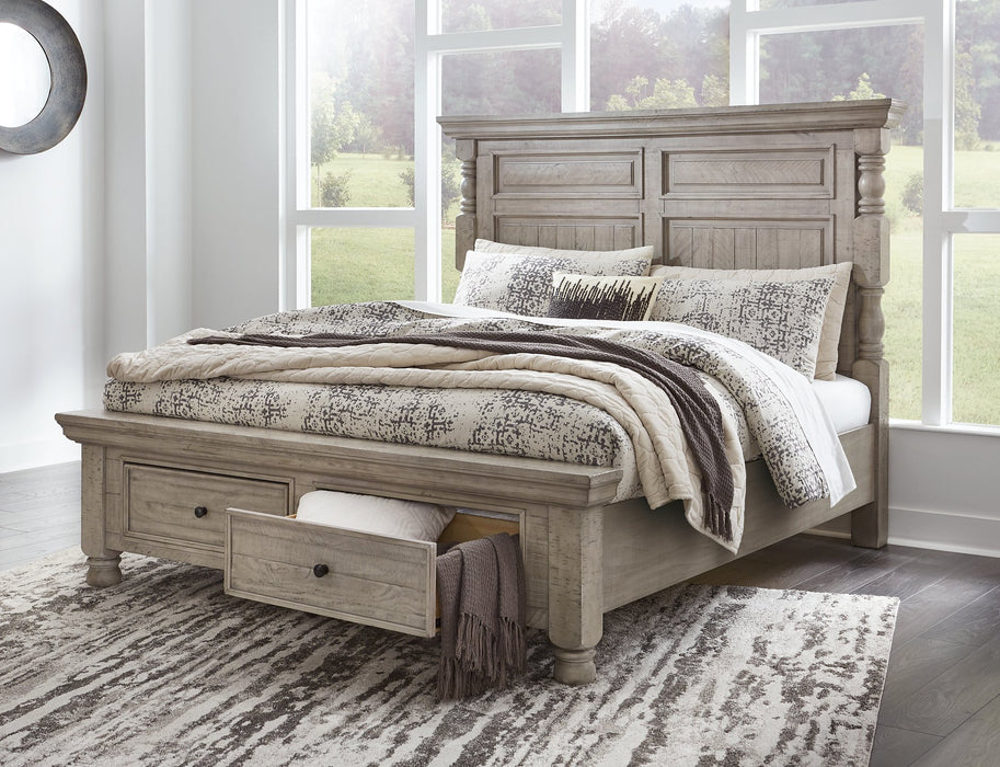 Harrastone Bed - Furniture 4 Less (Jacksonville, NC)