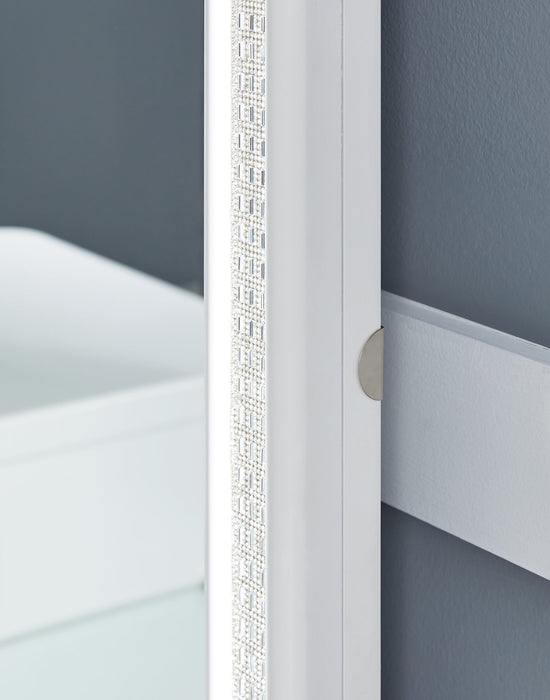 Chalanna Vanity with Mirror - Furniture 4 Less (Jacksonville, NC)