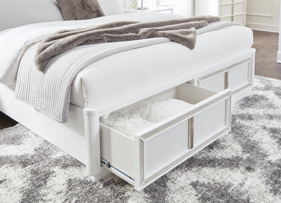 Chalanna Upholstered Storage Bed - Furniture 4 Less (Jacksonville, NC)