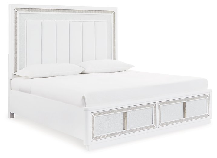 Chalanna Upholstered Storage Bed - Furniture 4 Less (Jacksonville, NC)