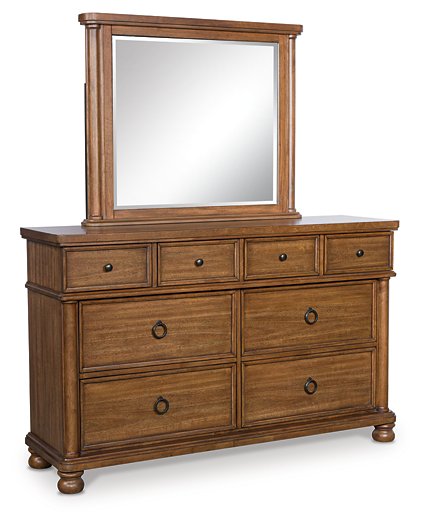 Chadworth Dresser and Mirror - Furniture 4 Less (Jacksonville, NC)