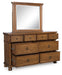 Chadworth Dresser and Mirror - Furniture 4 Less (Jacksonville, NC)