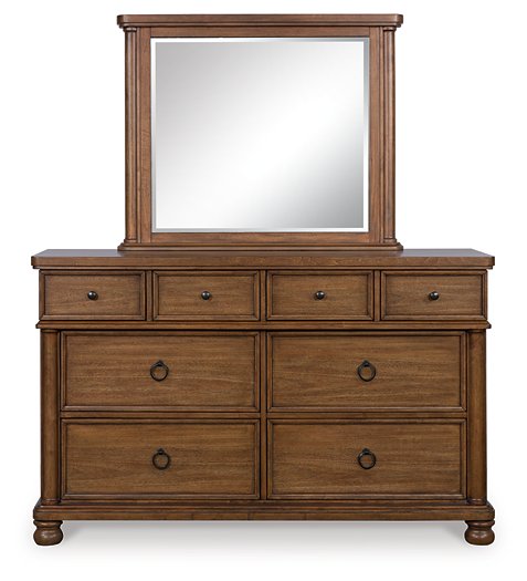 Chadworth Dresser and Mirror - Furniture 4 Less (Jacksonville, NC)