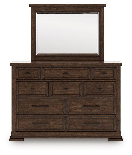 Taffenbrook Dresser and Mirror - Furniture 4 Less (Jacksonville, NC)