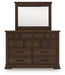 Taffenbrook Dresser and Mirror - Furniture 4 Less (Jacksonville, NC)