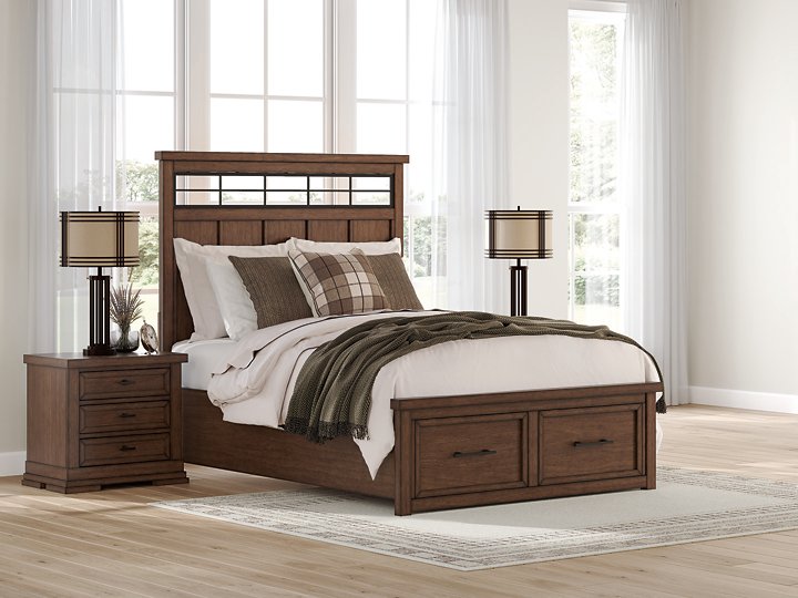 Taffenbrook Panel Storage Bed - Furniture 4 Less (Jacksonville, NC)