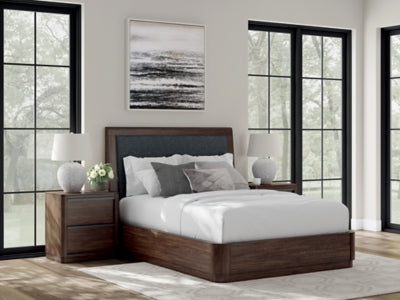 Dilenno Upholstered Bed - Furniture 4 Less (Jacksonville, NC)