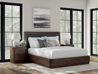 Dilenno Upholstered Bed - Furniture 4 Less (Jacksonville, NC)