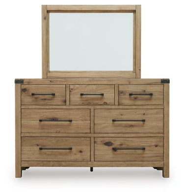 Ridgester Dresser and Mirror - Furniture 4 Less (Jacksonville, NC)