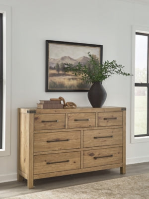 Ridgester Dresser and Mirror - Furniture 4 Less (Jacksonville, NC)