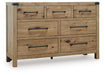 Ridgester Dresser and Mirror - Furniture 4 Less (Jacksonville, NC)