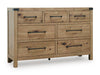 Ridgester Dresser and Mirror - Furniture 4 Less (Jacksonville, NC)