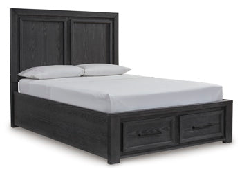 Foyland Panel Storage Bed - Furniture 4 Less (Jacksonville, NC)