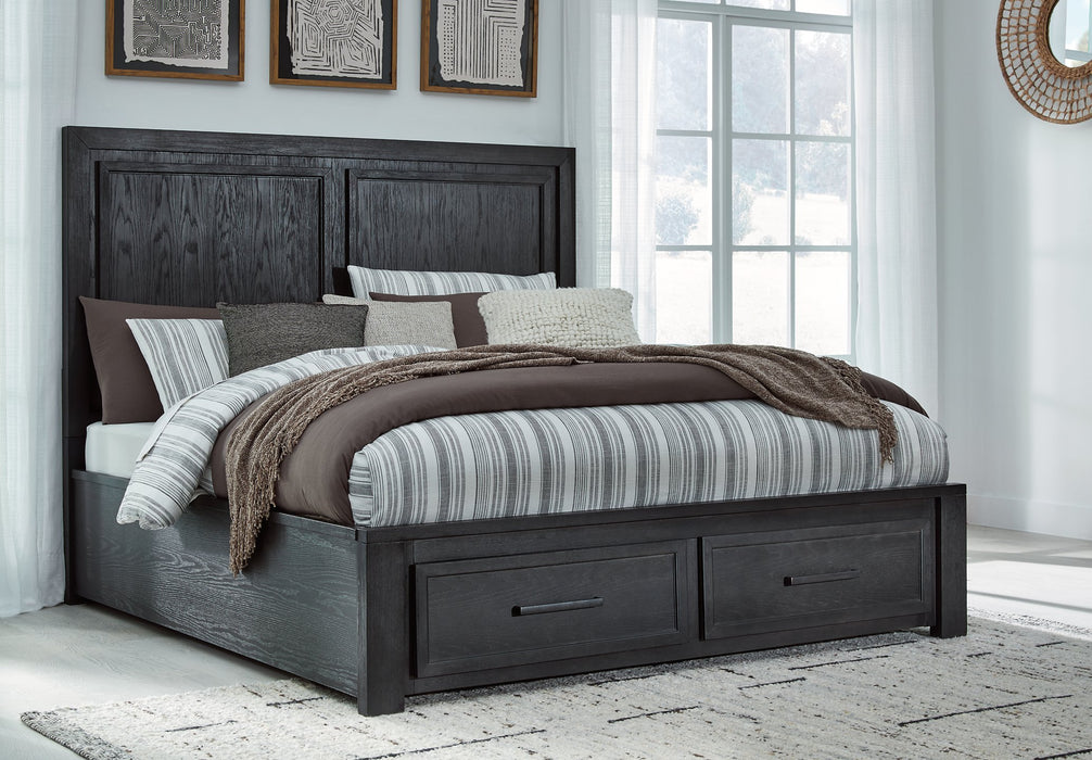 Foyland Panel Storage Bed - Furniture 4 Less (Jacksonville, NC)