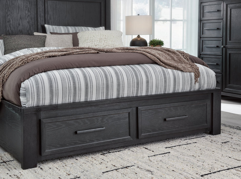 Foyland Panel Storage Bed - Furniture 4 Less (Jacksonville, NC)