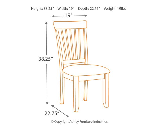 Berringer Dining Chair Set - Furniture 4 Less (Jacksonville, NC)