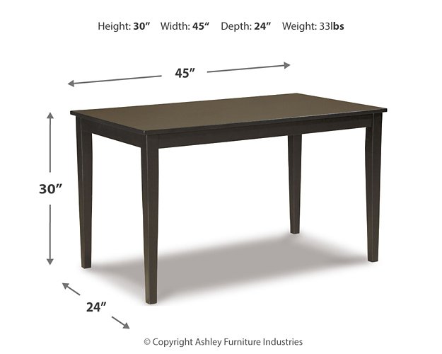 Kimonte Dining Set - Furniture 4 Less (Jacksonville, NC)