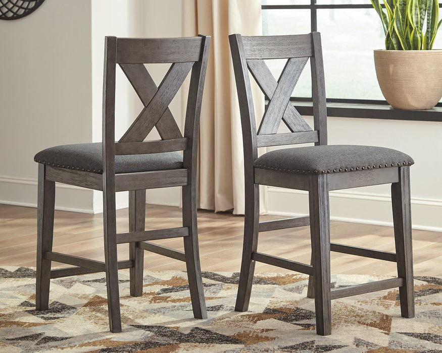 Caitbrook Counter Height Upholstered Bar Stool - Furniture 4 Less (Jacksonville, NC)