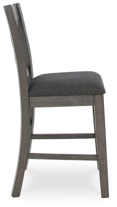 Caitbrook Counter Height Dining Table and Bar Stools (Set of 7) - Furniture 4 Less (Jacksonville, NC)