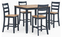 Gesthaven Counter Height Dining Table and 4 Barstools (Set of 5) - Furniture 4 Less (Jacksonville, NC)