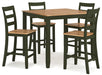 Gesthaven Counter Height Dining Table and 4 Barstools (Set of 5) - Furniture 4 Less (Jacksonville, NC)