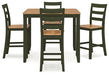 Gesthaven Counter Height Dining Table and 4 Barstools (Set of 5) - Furniture 4 Less (Jacksonville, NC)