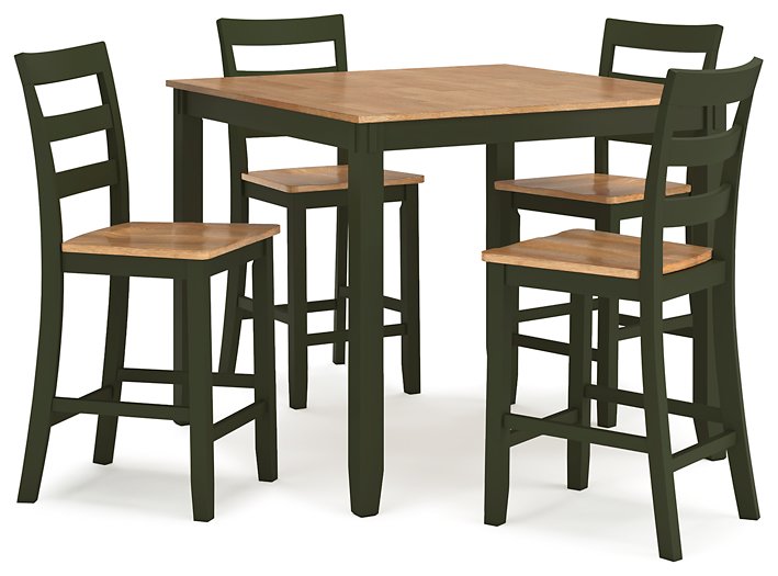 Gesthaven Counter Height Dining Table and 4 Barstools (Set of 5) - Furniture 4 Less (Jacksonville, NC)