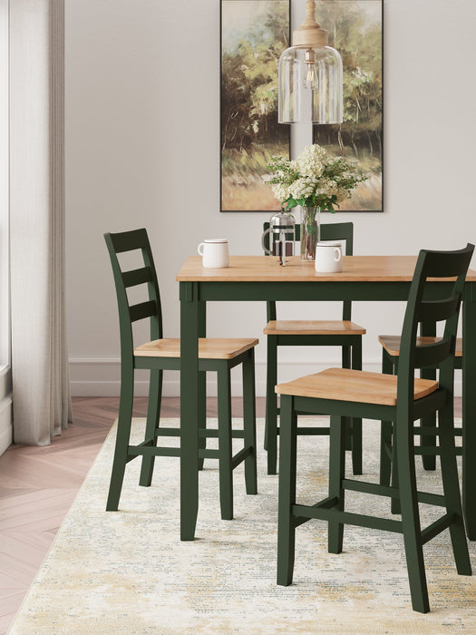 Gesthaven Counter Height Dining Table and 4 Barstools (Set of 5) - Furniture 4 Less (Jacksonville, NC)