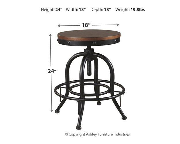 Valebeck Counter Height Bar Stool - Furniture 4 Less (Jacksonville, NC)