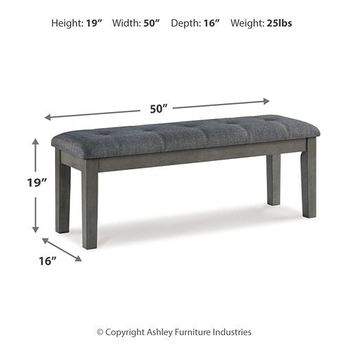 Hallanden 50" Dining Bench - Furniture 4 Less (Jacksonville, NC)