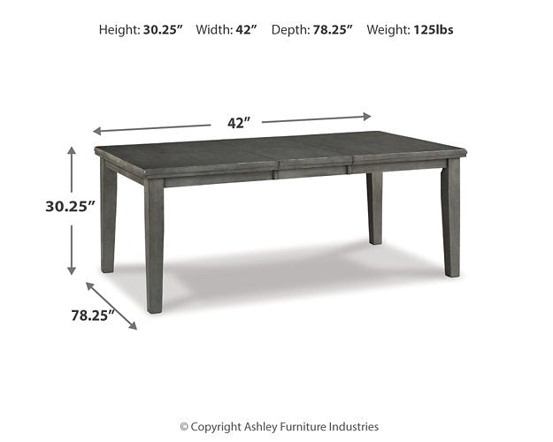 Hallanden Dining Extension Table - Furniture 4 Less (Jacksonville, NC)