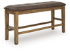 Urbinforte Counter Height Dining Bench - Furniture 4 Less (Jacksonville, NC)