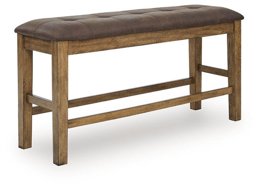 Urbinforte Counter Height Dining Bench - Furniture 4 Less (Jacksonville, NC)