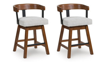 Ralene Counter Height Barstool (Set of 2) - Furniture 4 Less (Jacksonville, NC)