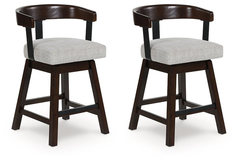 Haddigan Counter Height Barstool (Set of 2) - Furniture 4 Less (Jacksonville, NC)