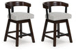 Haddigan Counter Height Barstool (Set of 2) - Furniture 4 Less (Jacksonville, NC)