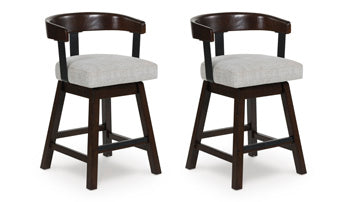 Haddigan Counter Height Barstool (Set of 2) - Furniture 4 Less (Jacksonville, NC)