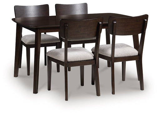 Mallenette Dining Table and 4 Chairs (Set of 5) - Furniture 4 Less (Jacksonville, NC)