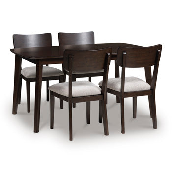 Mallenette Dining Table and 4 Chairs (Set of 5) - Furniture 4 Less (Jacksonville, NC)