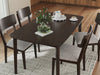 Mallenette Dining Table and 4 Chairs (Set of 5) - Furniture 4 Less (Jacksonville, NC)