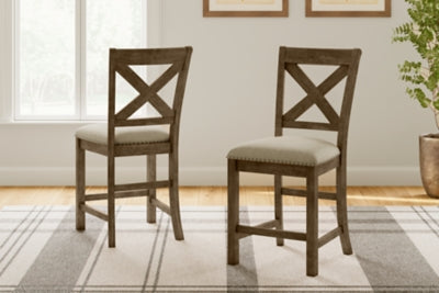 Moriville Counter Height Dining Set - Furniture 4 Less (Jacksonville, NC)