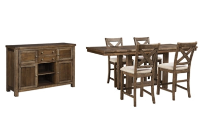 Moriville Counter Height Dining Set - Furniture 4 Less (Jacksonville, NC)