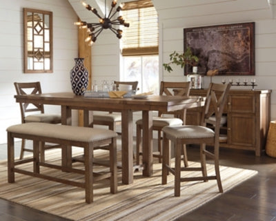 Moriville Counter Height Dining Set - Furniture 4 Less (Jacksonville, NC)