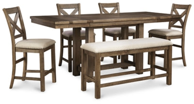 Moriville Counter Height Dining Set - Furniture 4 Less (Jacksonville, NC)